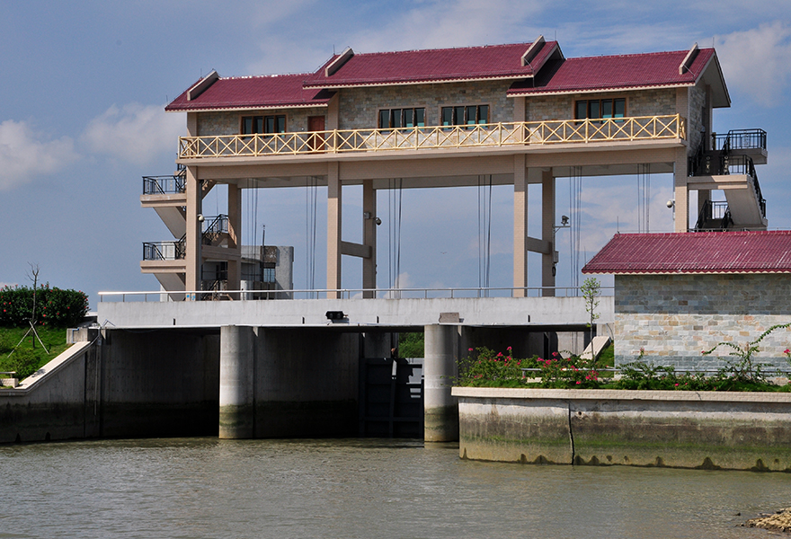 南沙十四沖水閘工程06年 南沙十四沖水閘工程06年